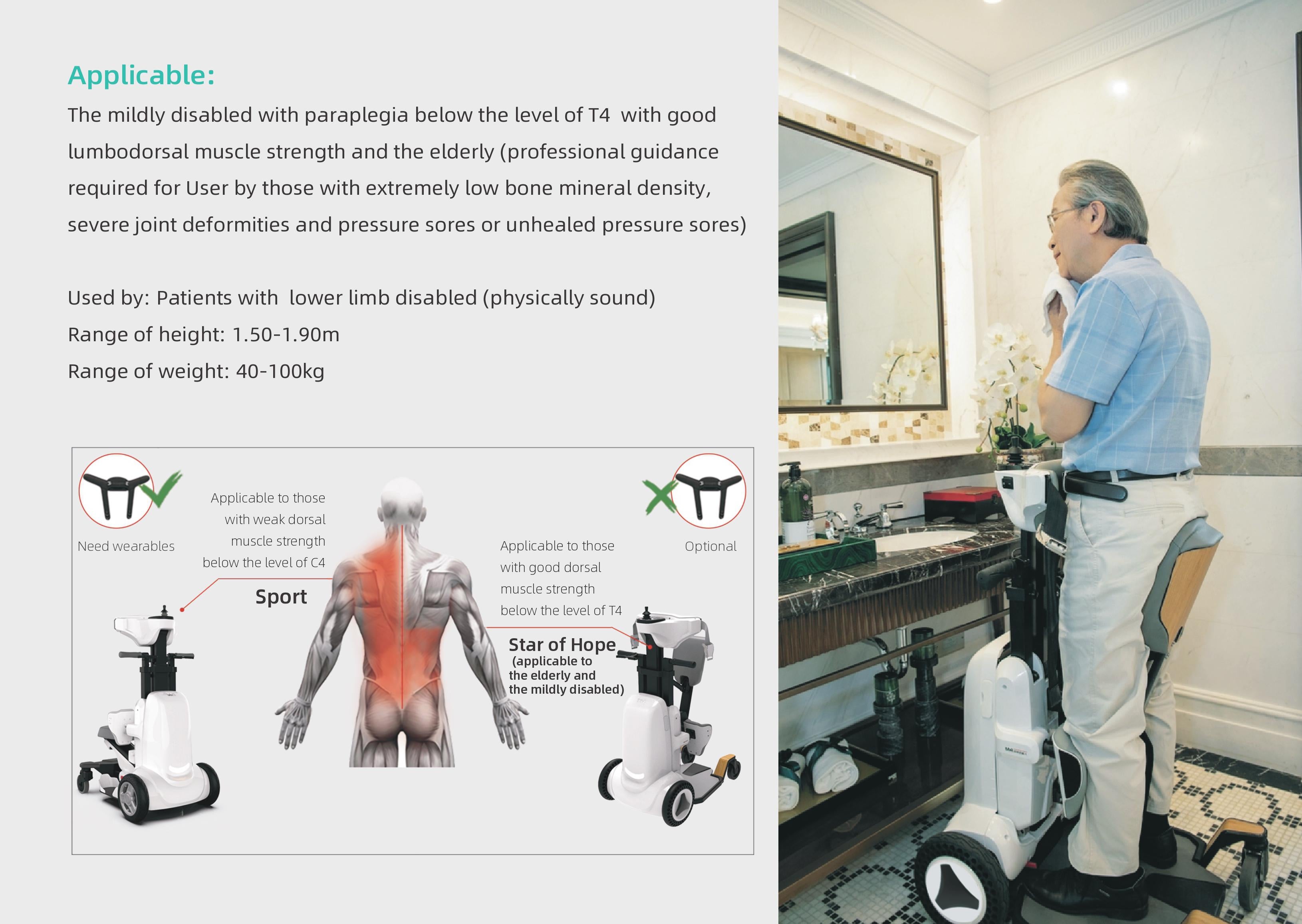 FreedomRise: Electric Standing Wheelchair