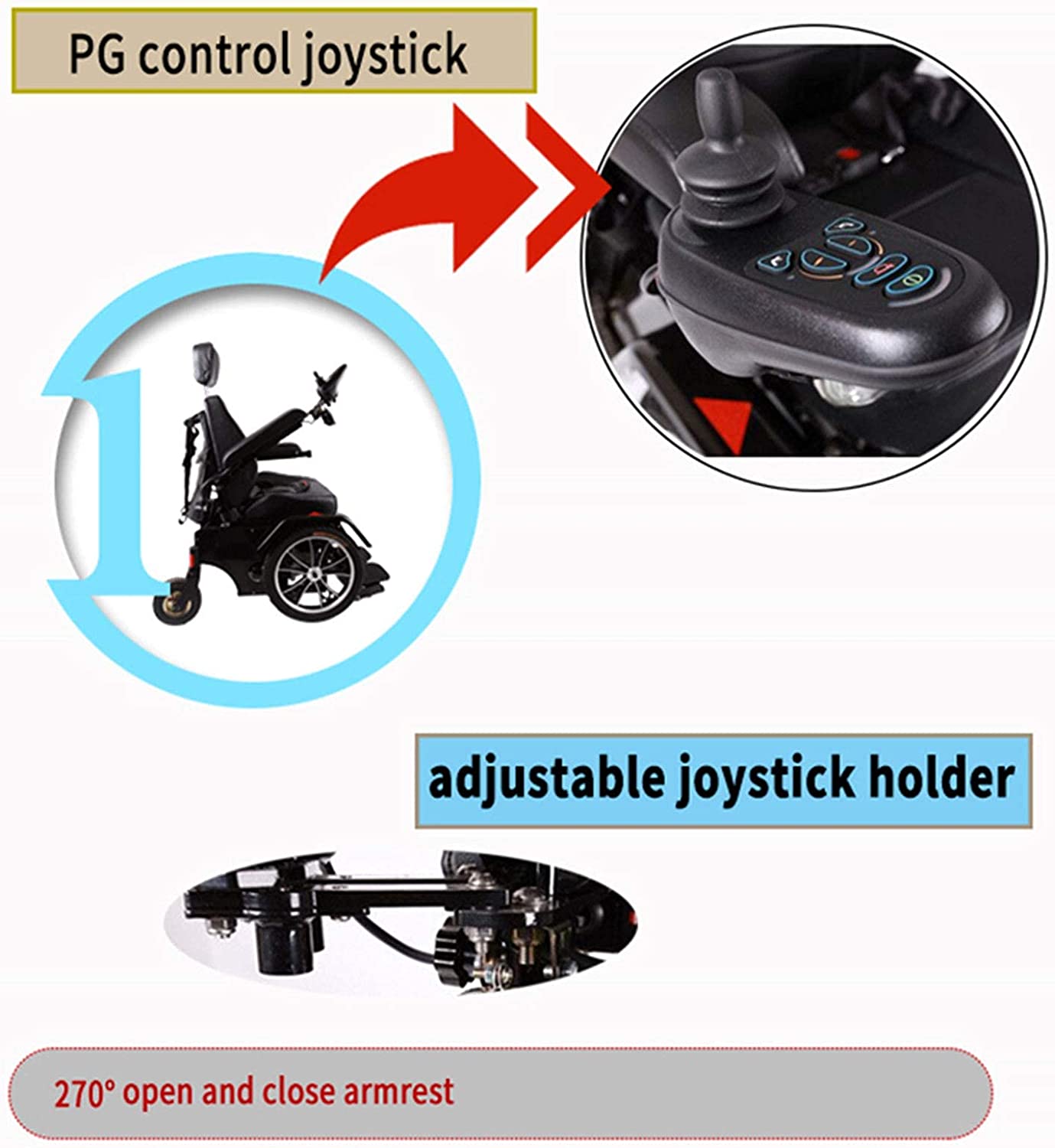 LiftMate Pro: Smart Heavy Duty Wheelchair with Lifter