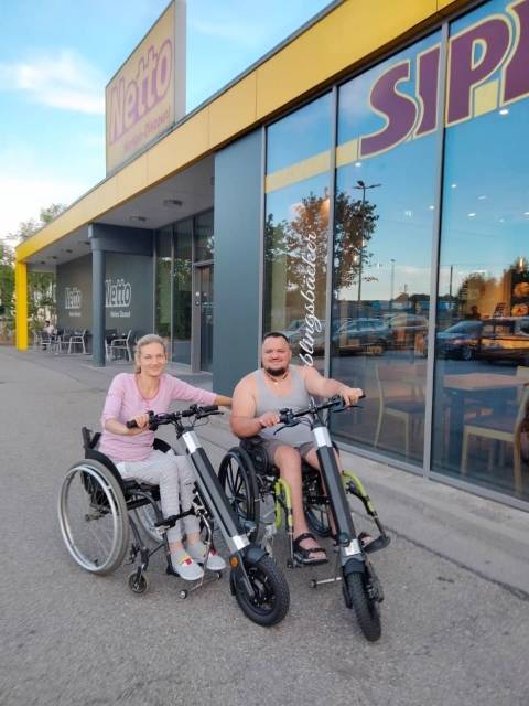 ElvateRide: The Ultimate Electric Wheelchair Handbike Attachment