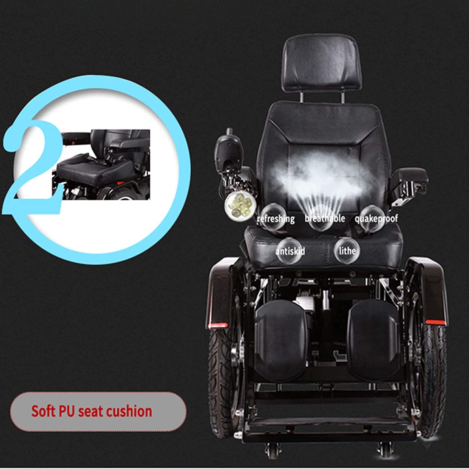 LiftMate Pro: Smart Heavy Duty Wheelchair with Lifter