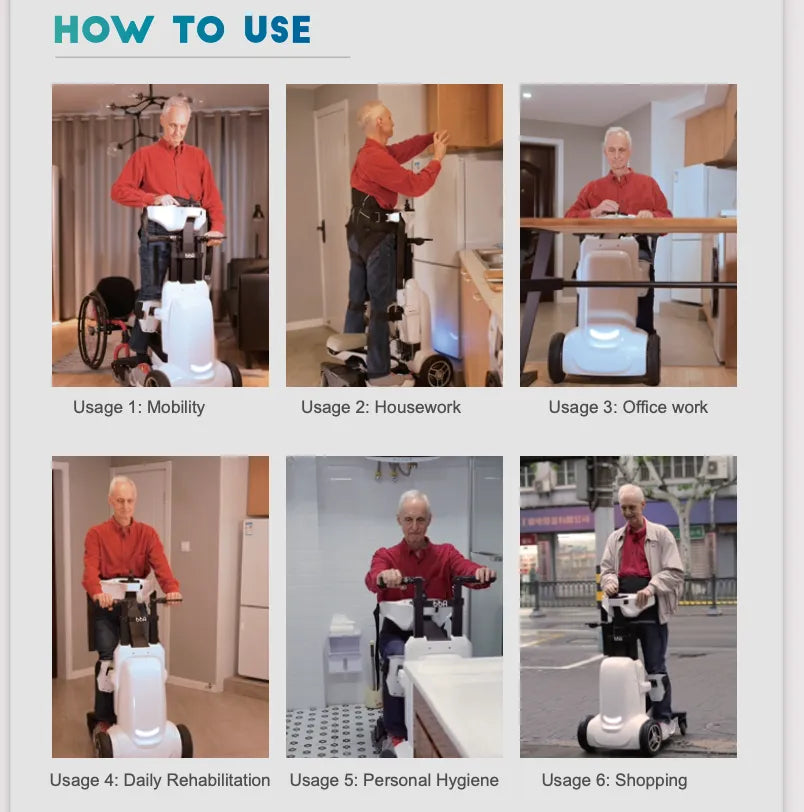 FreedomRise: Electric Standing Wheelchair