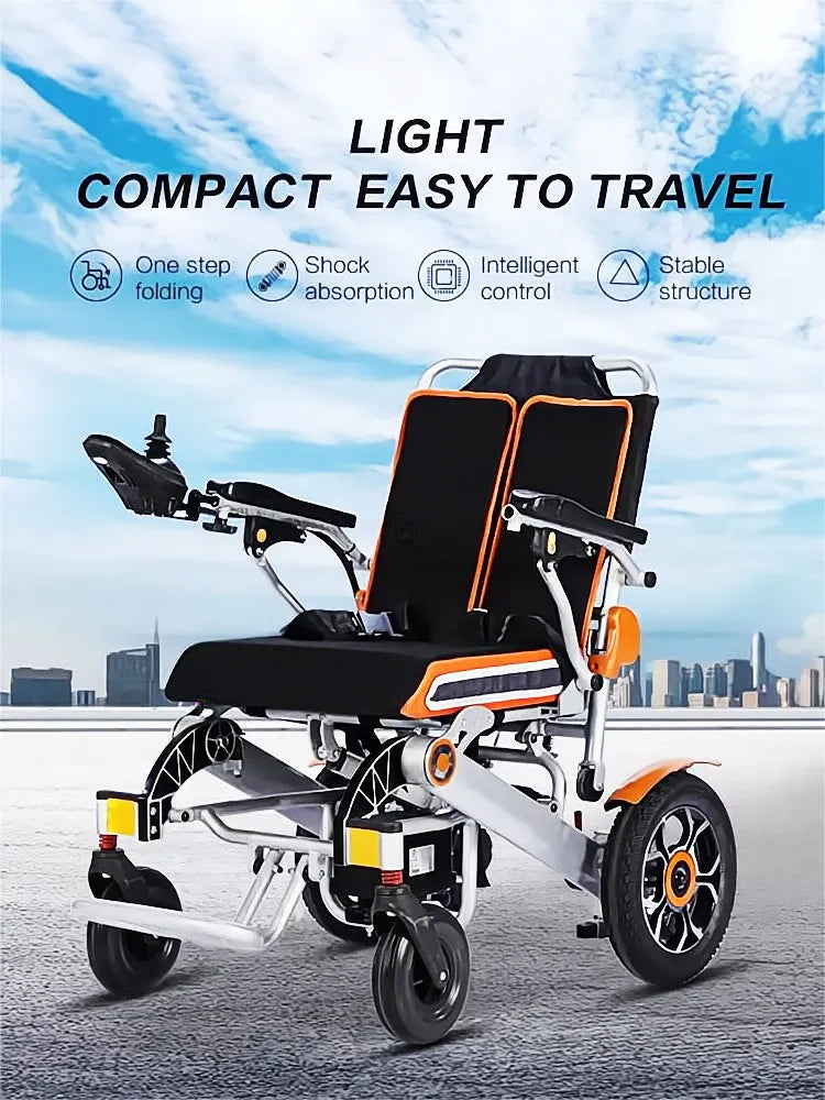 SwiftRide Pro: High-Speed Folding Electric Wheelchair
