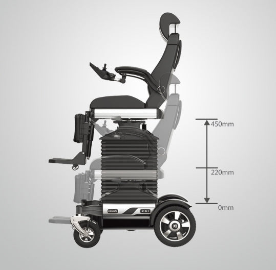 VersaComfort: Power Wheelchair with Recline & Elevate