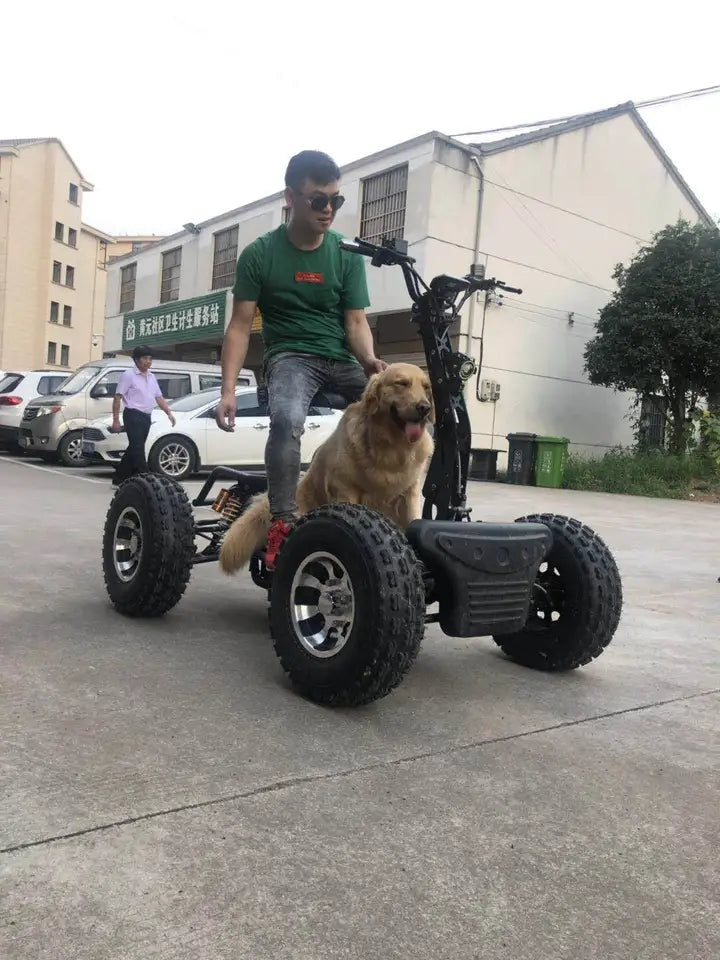 All-Terrain 4WD E-Scooter Foldable ATV 6000W