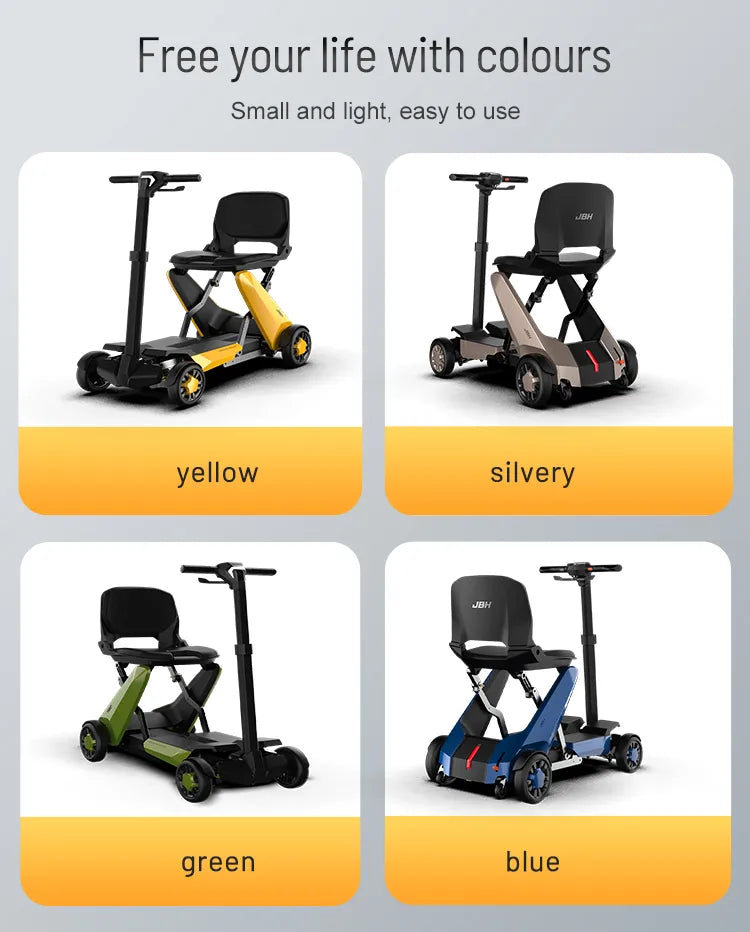 SmartRide MaxiFold: App-Controlled Electric Mobility Scooter