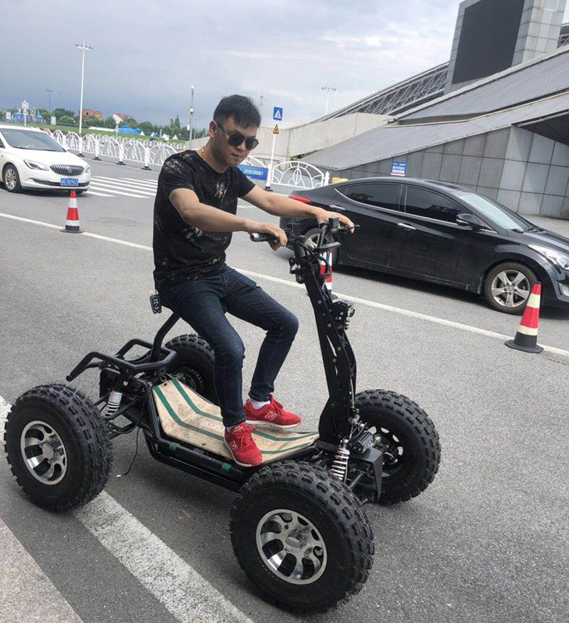 All-Terrain 4WD E-Scooter Foldable ATV 6000W