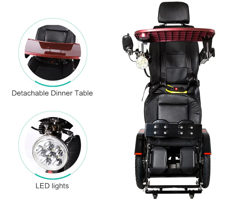 LiftMate Pro: Smart Heavy Duty Wheelchair with Lifter