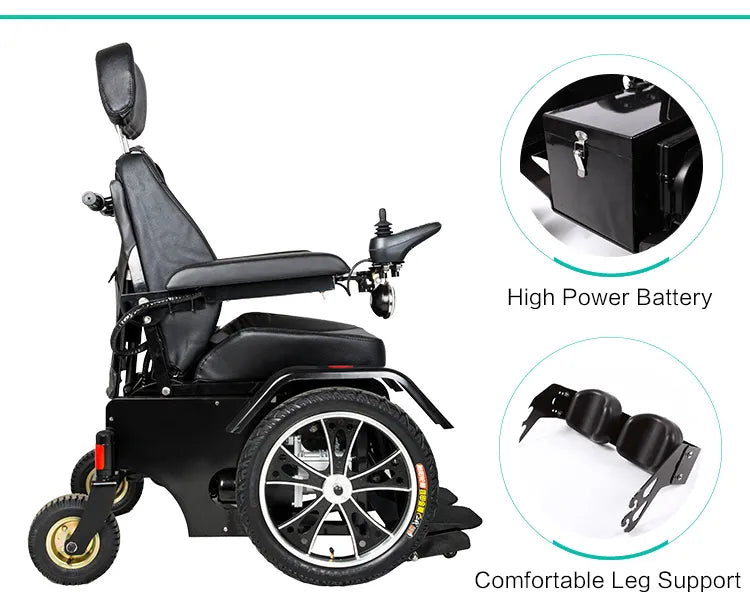 LiftMate Pro: Smart Heavy Duty Wheelchair with Lifter