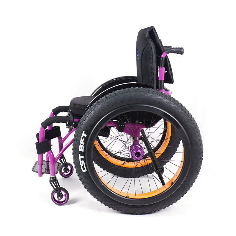 SandRider Pro: Beach & All-Terrain Manual Wheelchair