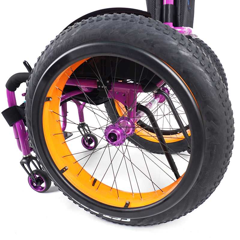 SandRider Pro: Beach & All-Terrain Manual Wheelchair