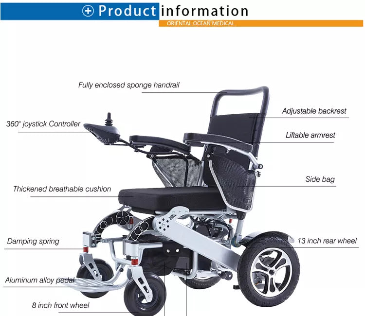 UltraDrive MaxiPro: Foldable Electric Wheelchair