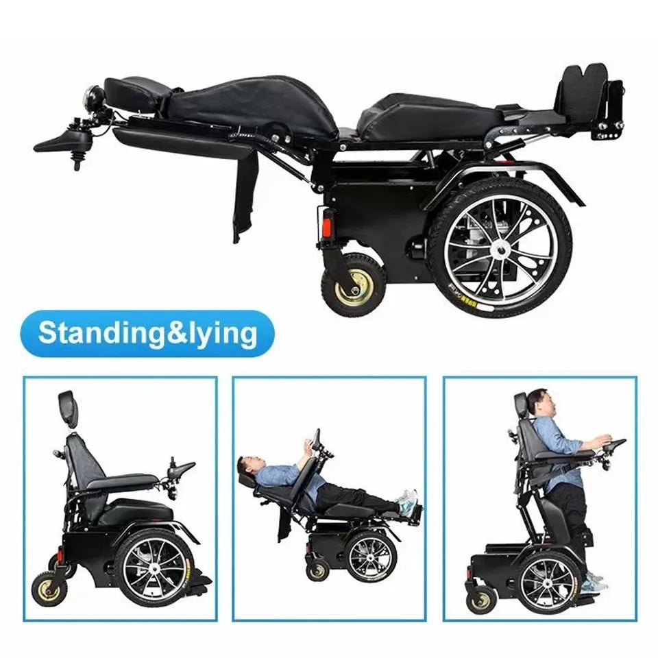 LiftMate Pro: Smart Heavy Duty Wheelchair with Lifter