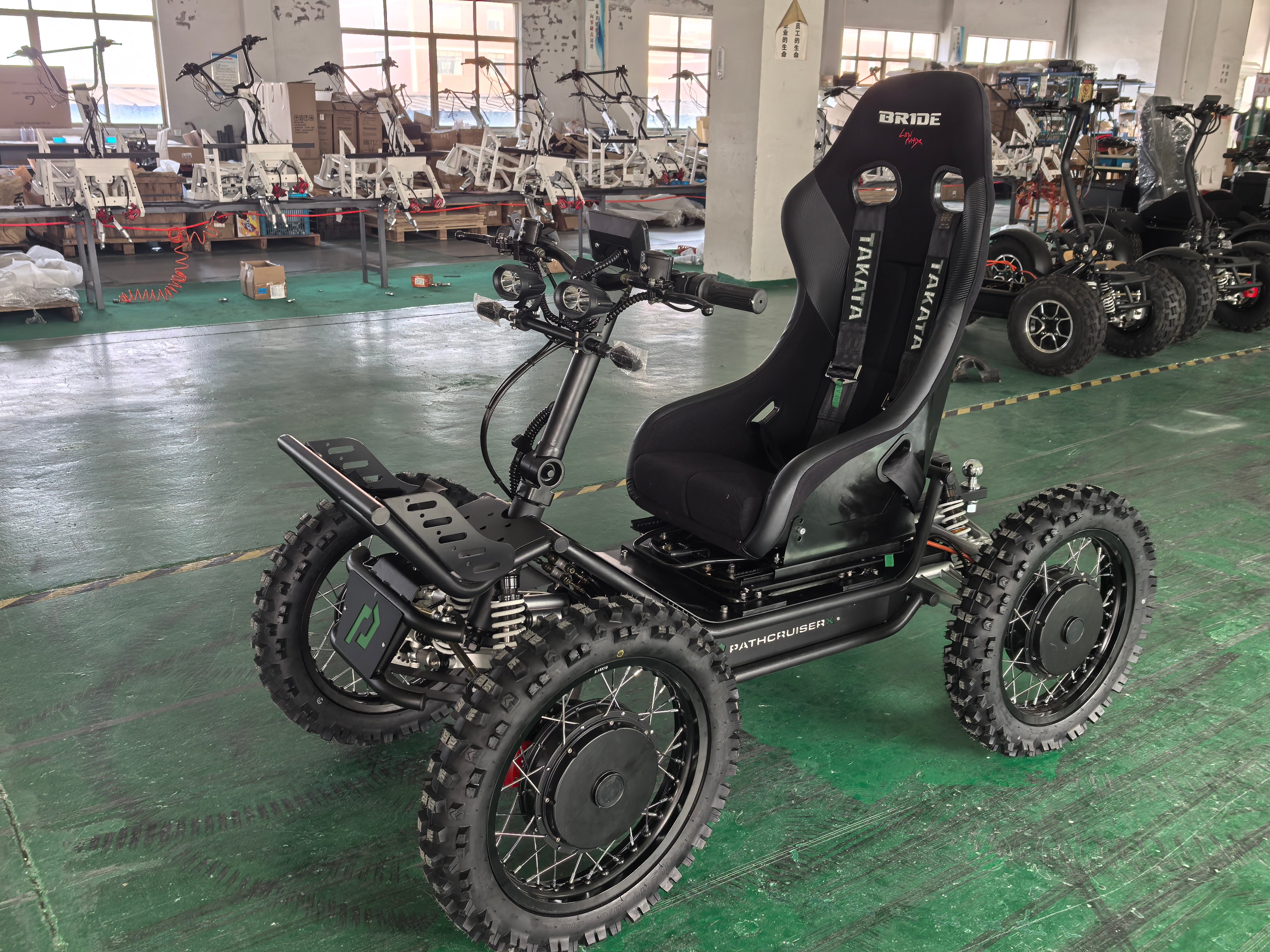 PathCruiserX 8000W All-Terrain Wheelchair ATV - Front Steering