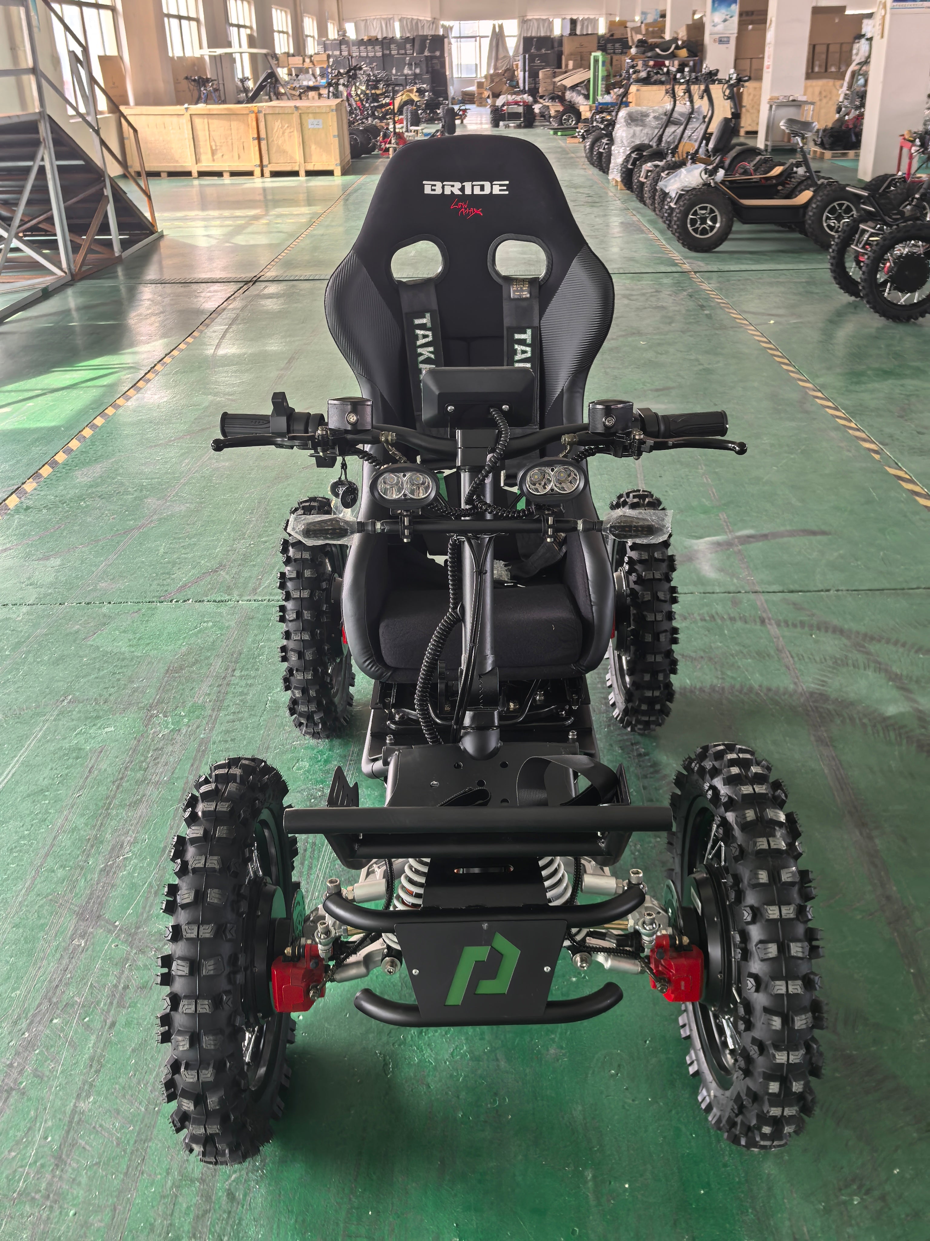 PathCruiserX 8000W All-Terrain Wheelchair ATV - Front Steering