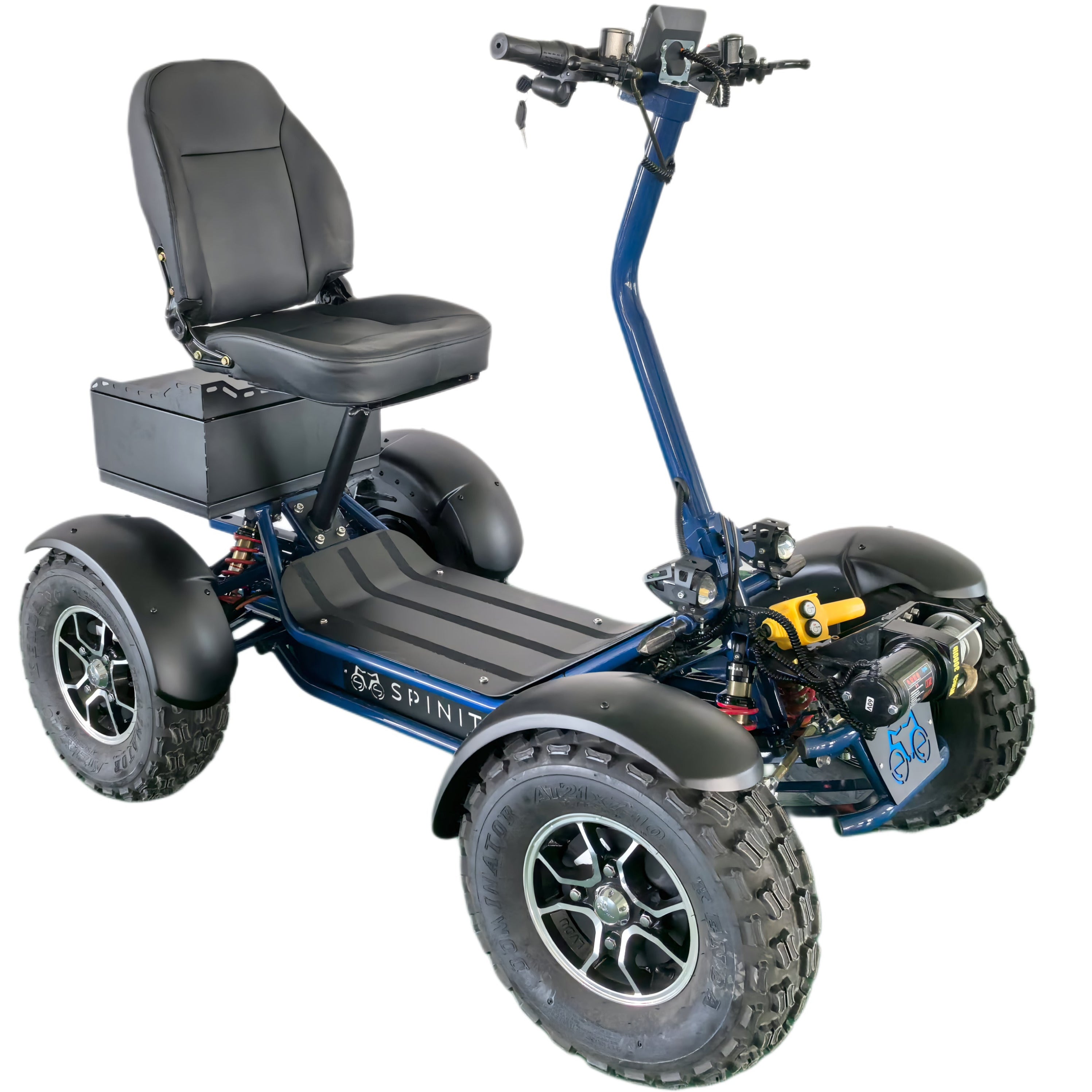 All-Terrain 4WD E-Scooter Foldable ATV 6000W