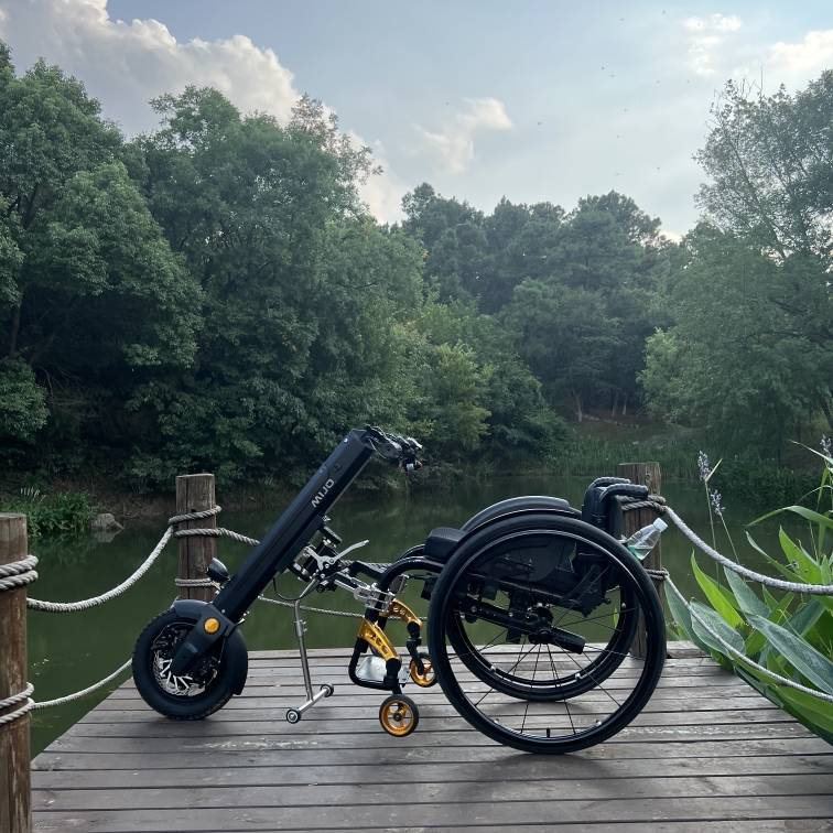ElvateRide: The Ultimate Electric Wheelchair Handbike Attachment